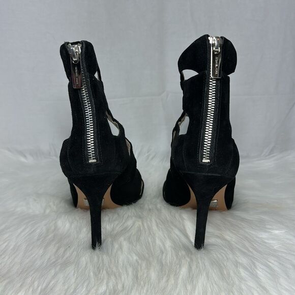 Michael Kors Casey Suede Back Zip Cage Heels Sz 40/US 10 - Picture 4 of 8